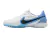 Chuteira Society Nike Tiempo Legend 9 TF - Branco e Azul na internet