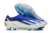 Chuteira Adidas Crazyfast 1 Laceless FG Messi - Azul, Branco e Dourado