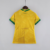 Camisa Brasil Cristo Redentor 22/23 - Feminina Torcedor - Amarelo - comprar online