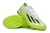 Chuteira Society Adidas x23 Crazyfast 1 TF - Branco e Verde