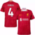 Camisa Liverpool I 24/25 - Masculino Torcedor VIRGIL N°4 - Vermelho - comprar online