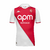 Camisa Monaco I 24/25 - Masculino Torcedor - Branco e Vermelho