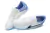 Chuteira Society Nike Tiempo Legend 9 TF - Branco e Azul
