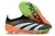 Chuteira Adidas Predator Elite Laceless FG - Preto, Laranja e Verde