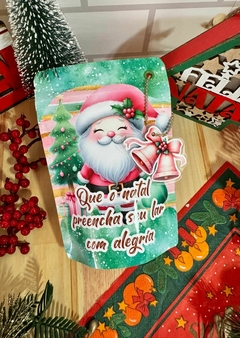 SAQUINHOS METALIZADOS ZIP 10X15 EMBALAGEM DE NATAL - comprar online