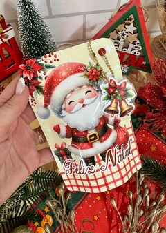 SAQUINHOS METALIZADOS ZIP 10X15 EMBALAGEM DE NATAL -  PAPELARIA PERSONALIZADA - AMORCOMDETALHES