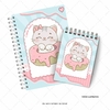 COMBINADINHO CADERNO + BLOQUINHO - GATINHA - comprar online