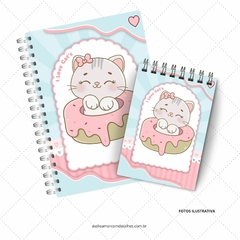 COMBINADINHO CADERNO + BLOQUINHO - GATINHA - comprar online