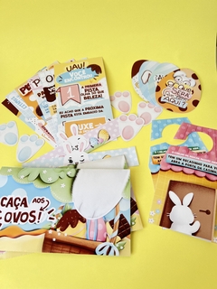 CAÇA OVOS INTERATIVO -MIMO DE PÁSCOA -  PAPELARIA PERSONALIZADA - AMORCOMDETALHES