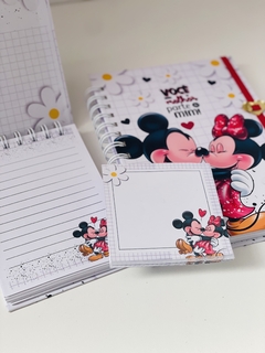 TRIO COMBINADINHO MICKEY E MINNIE PERSONALIZADO