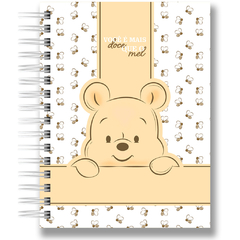 TRIO COMBINADINHO URSINHO POOH CLEAN -  PAPELARIA PERSONALIZADA - AMORCOMDETALHES