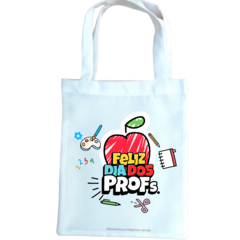 SACOLA ECOBAG MAÇA : LEMBRANCINHA DIA DOS PROFESSORES