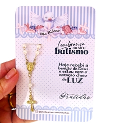 CARD COM MINI TERÇO - comprar online