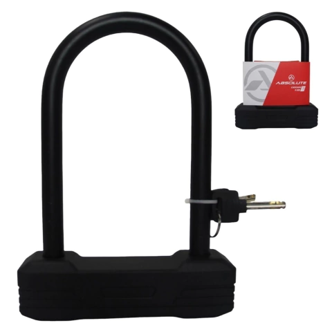 Cadeado Absolute U-lock Ultra Reforçado Com Chave 180x250mm