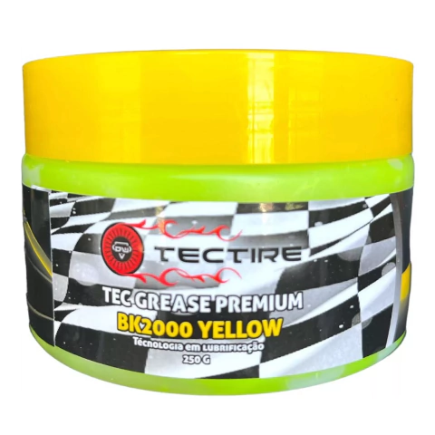 Graxa Tectire Premium Bk2000 250 gramas Amarela Caixas Cubo
