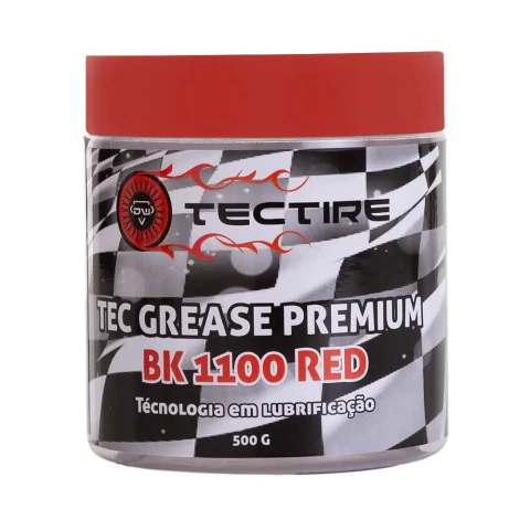 Graxa Tectire Premium Bk1100 500 gramas Vermelha Temperatura
