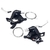 Alavanca De Câmbio Trocador 3x7v M406 Bike Sunrace Com Cabos - comprar online