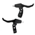 Freio V-brake Em Nylon Preto Mtb Bike C/ Manete E Cabos - comprar online