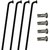 Jogo Raio Preto Inox Richman 255x2.0mm Aro 26 72 Un 2 Rodas na internet