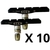 10 Par Pastilha Sapata De Freio 70mm V-brake Orbital Scs