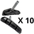 10 Par Pastilha Sapata De Freio 70mm V-brake Com Pino Scs