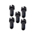 10 Nipple Polyax 14mm Para Raio 2mm 14g Aluminio Preto Leve - comprar online