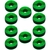 10 Fitas Anti-furo Tectire 35mm Mtb Para Mtb 27.5 29 Verde