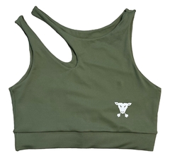Top gota verde militar
