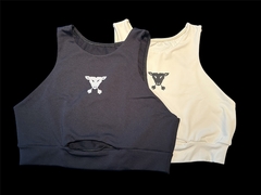 Top vazado preto - comprar online