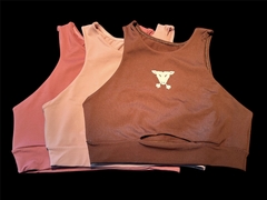 Top vazado rosa claro - comprar online