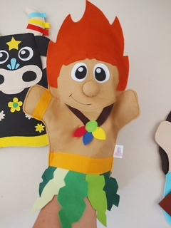 Fantoches do Folclore Brasileiro. (Mula sem Cabeça, Iara, Curupira e Boi Bumbá) na internet