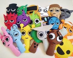 Kit Completo Bonecos Sprunki Incredibox em feltro de 20cm. - comprar online