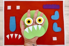 Painel "Vai embora grande Monstro Verde". - comprar online