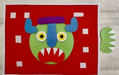 Painel "Vai embora grande Monstro Verde". na internet
