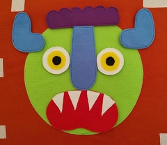 Painel "Vai embora grande Monstro Verde". - Palácio Feltro