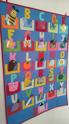 Painel Do Alfabeto com 1m de altura.