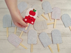 Jogo da Memória: Picolé de frutas na internet