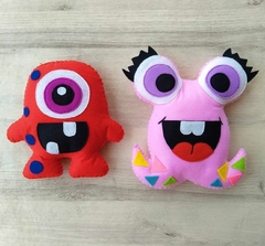 kit Monstros em feltro (17cm de altura) - loja online