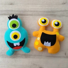 kit Monstros em feltro (17cm de altura) - comprar online