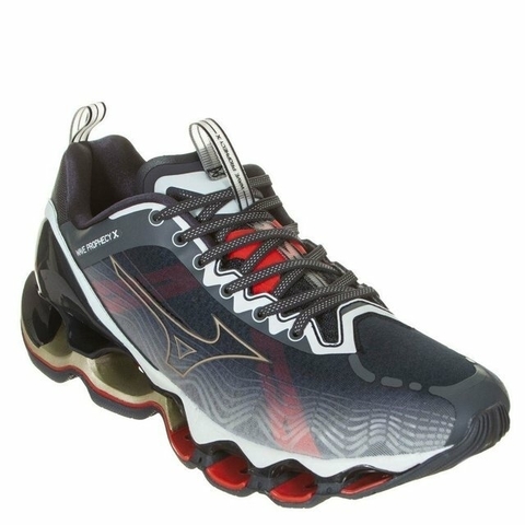 TÊNIS PROPHECY X PRO X PRETO/DOURADO/VERMELHO