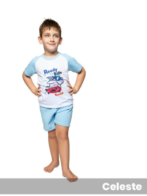 Pijama Manga Corta Niño Tiburon (1411747)