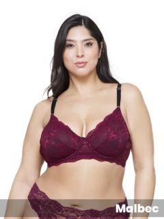 Corpiño De Puntilla con Aro Plus (145625)