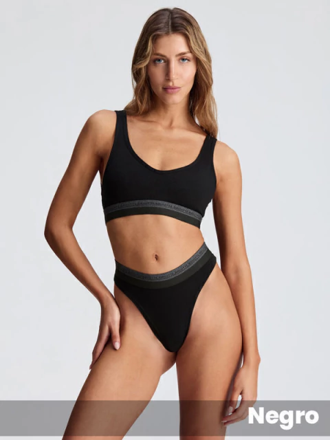 Conjunto de algodón & lycra doble con elástico personalizado y less (49578)