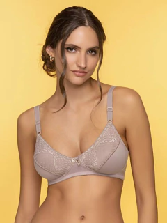 Corpiño de algodón & lycra doble con puntilla (49763) en internet