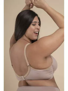 Corpiño c/arco microfibra doble taza preformado PARADISO (371943C) - Adorate