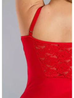 Imagen de Body Belleza de microfibra y puntilla (54810)