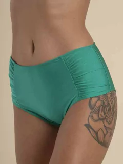 Culote alto con frunce lateral liso (37214) en internet