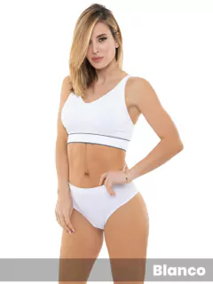 Bombacha Tiro Corto Algodón Lycra Sin Costura (149061) - comprar online