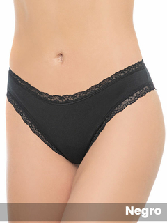 Vedetina Algodón Lycra Con Puntilla (149080)