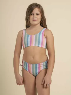 Top y bikini batik y rayas- Serafina (37820NP)